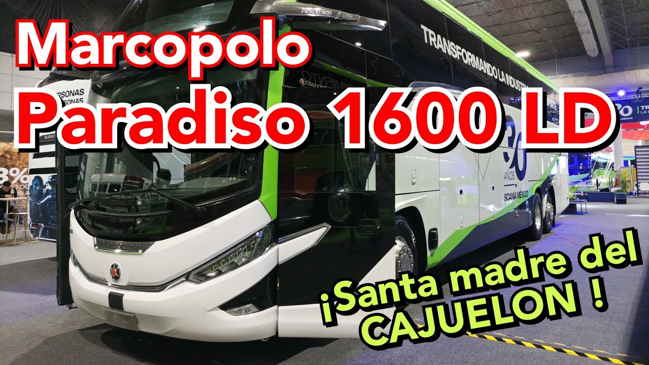 Marcopolo Paradiso 1600 LD / recorrido completo por este enorme autobus