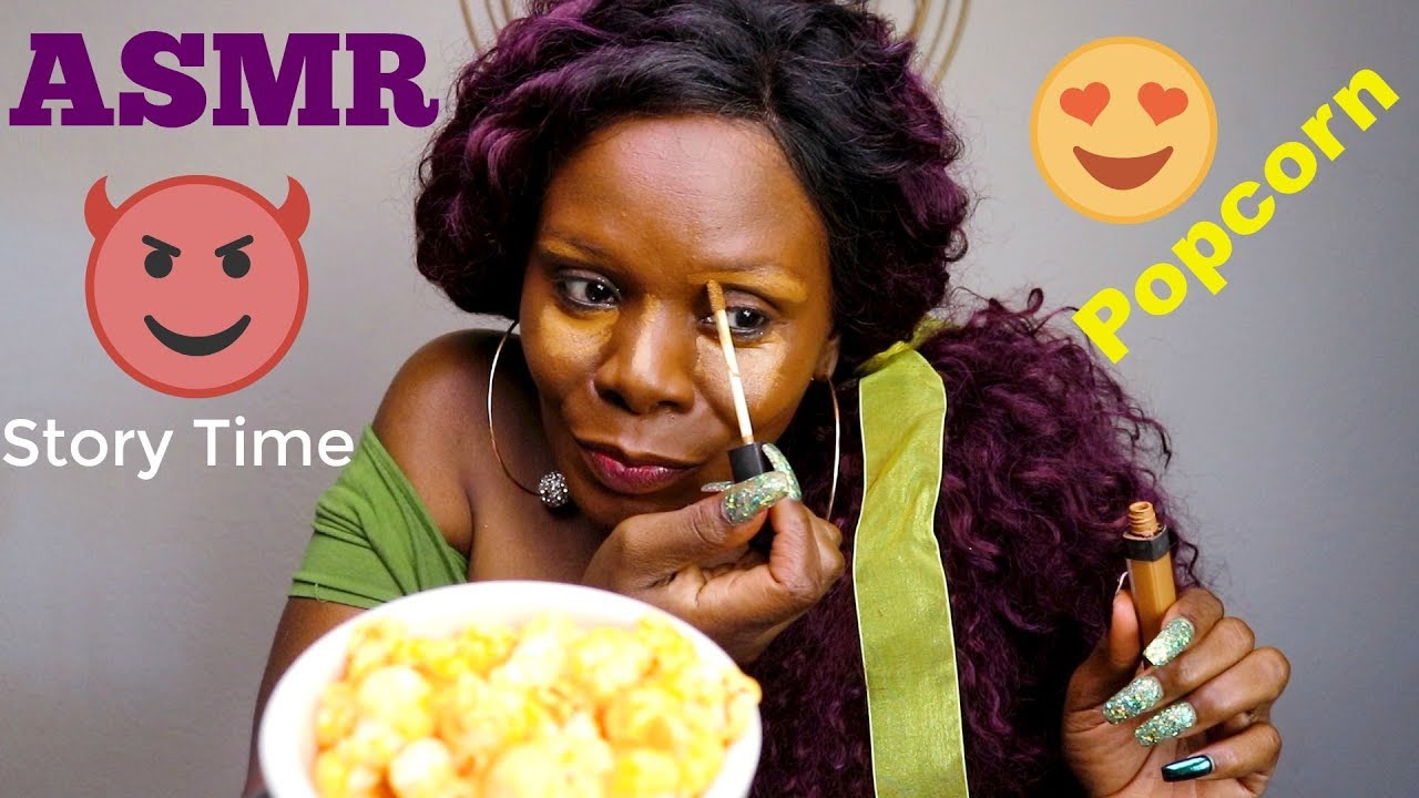 Popcorn/Hot Sauce ASMR Makeup Storytime 😱