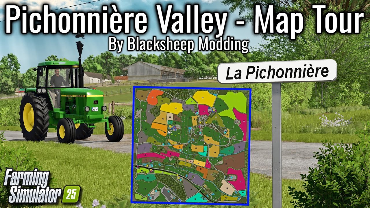 The Pichonnière Valley (Map Tour - Part 1) | Farming Simulator 25