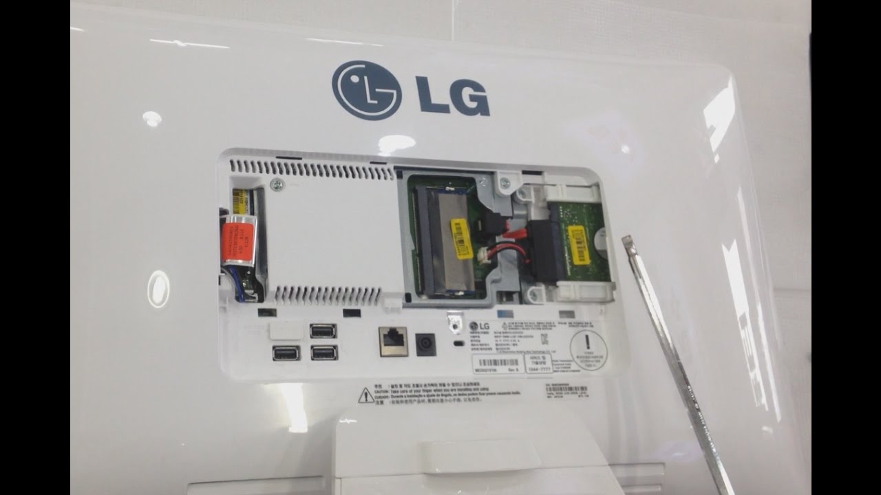 (ENG subtitle)LG 22V24 all in one PC disassemble and ssd upgrade