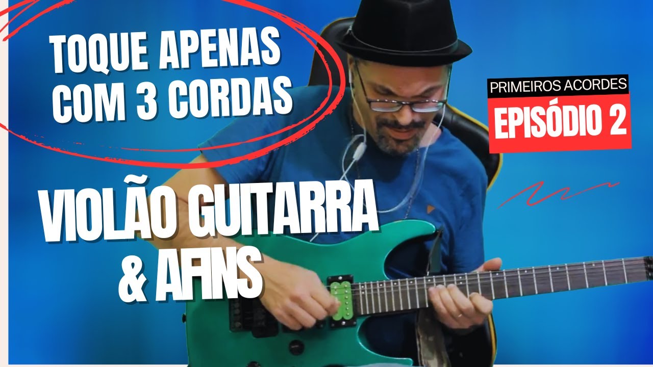 Crie Base e Solo com 3 Cordas da Guitarra - CADEG na Prática  |  Violão Guitarra & Afins Ep 2