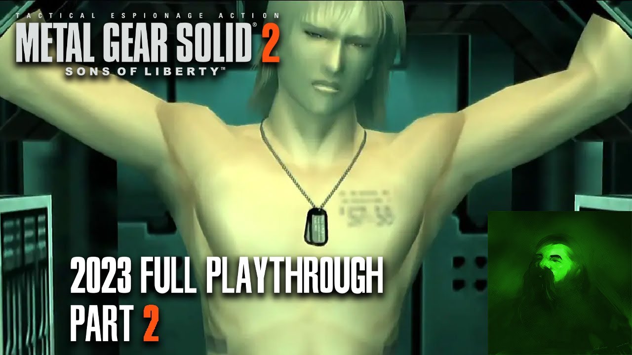 MGS2 Challenge Run: Aris Struggles to Stay Positive | Metal Gear Solid 2: Full Playthrough (Part 2)