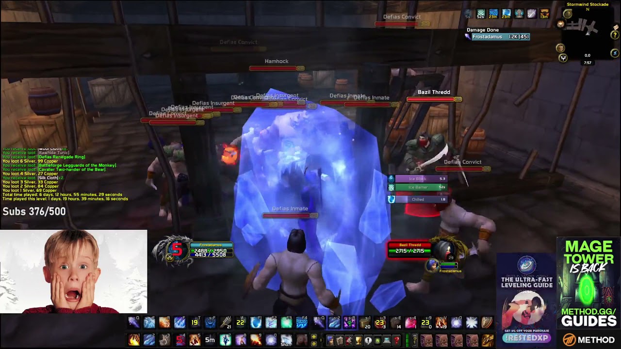 Frostadamus lvl60 mage died in Stormwind Stockade
