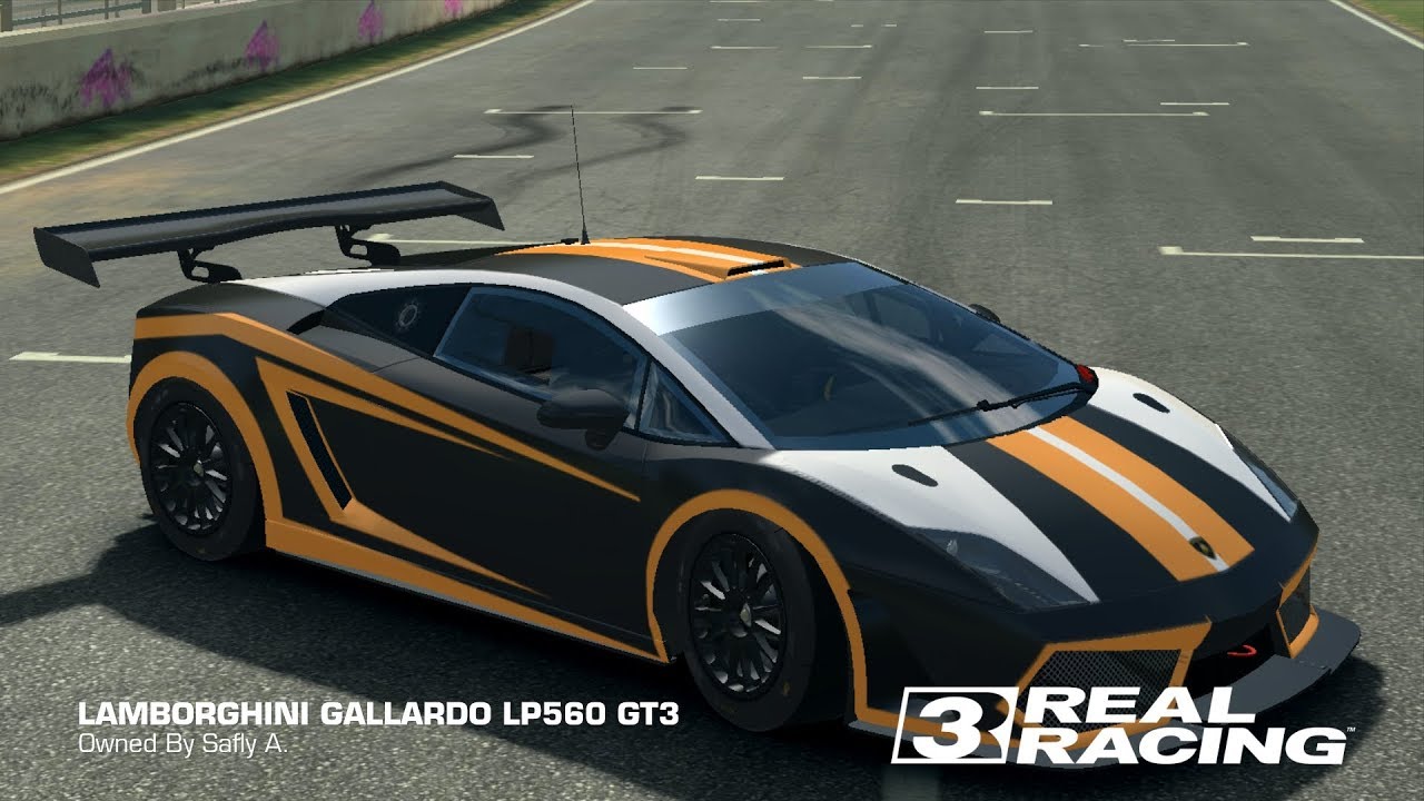 Real racing 3 Tuning Lamborghini Gallardo LP560 GT3