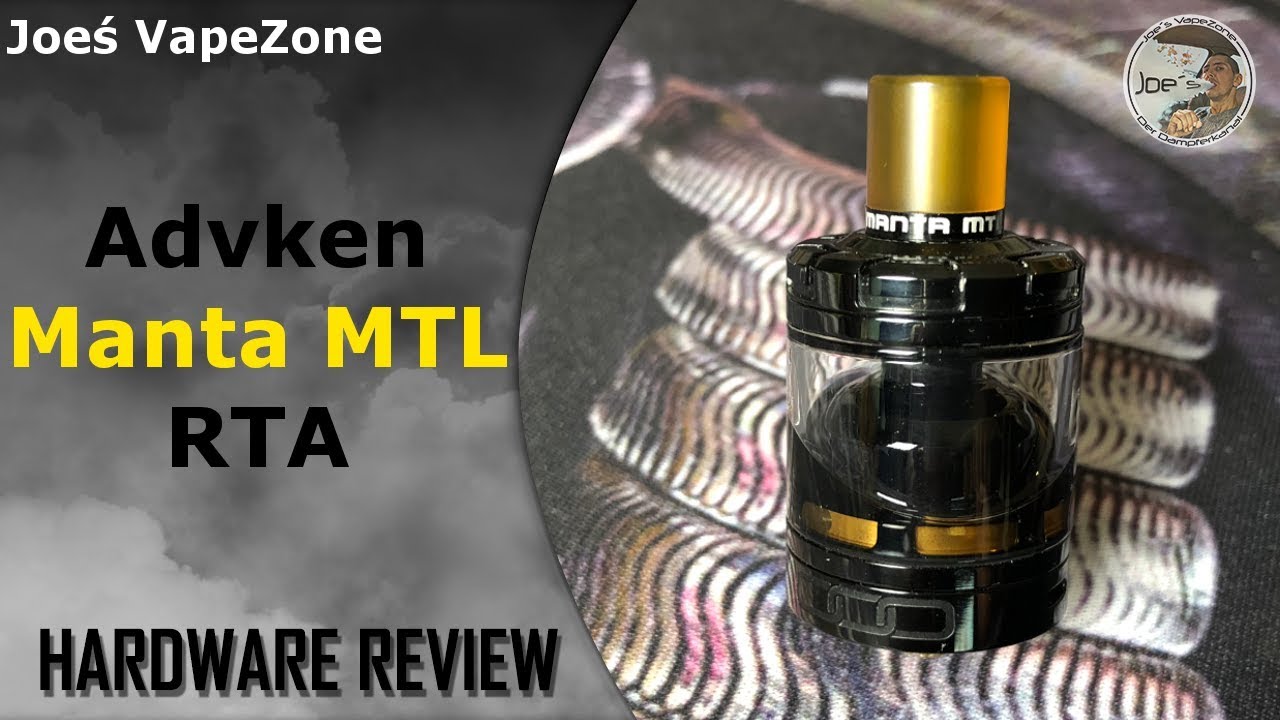 Advken Manta MTL RTA - Buildt & Wick REVIEW #JoesVapezone