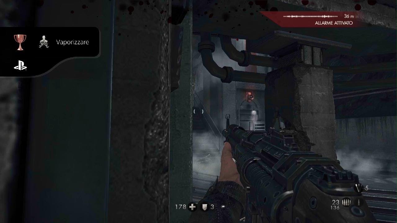 Wolfenstein: The New Order PS4 trofeo vaporizzare