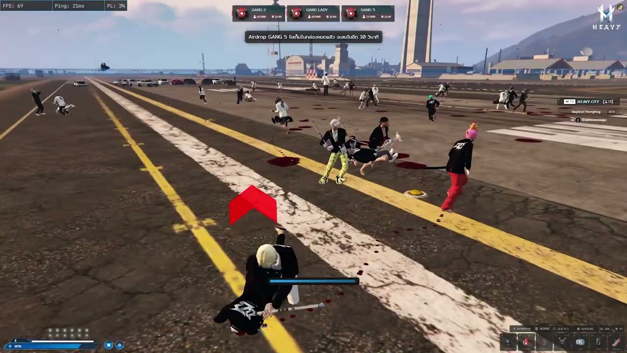 60 FPS ก็ตีได้ | heavy city | Fivem Montage | #fivem #heavycity