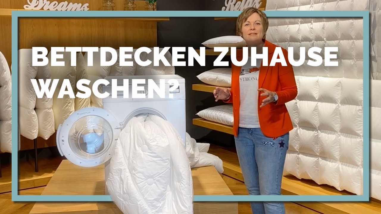 Bettdecken richtig waschen? – mit Schlafexpertin Stephanie van der Meyden