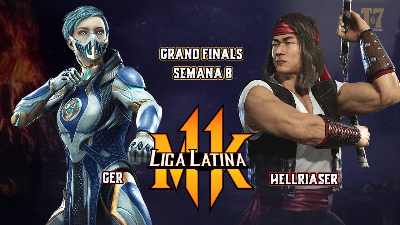 GRAND FINALS - Ger vs Hellraiser - Frost vs Liu Kang - MK11 Liga Latina Sur Fecha 8