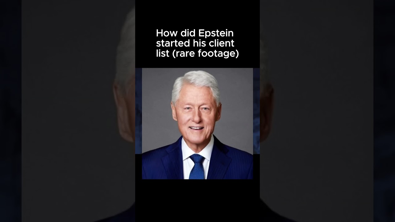 How did Epstein client list really started leakd footage. The first eight clients 😂. JK 