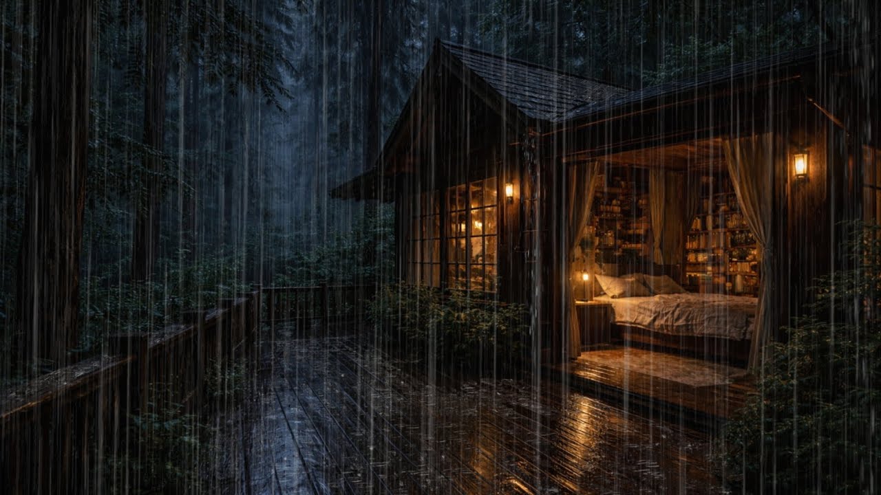Heavy Rain with Thunder & Loud Storm Sounds Hours Nonstop for Deep Sleep | Relaxing Rain Ambience 2