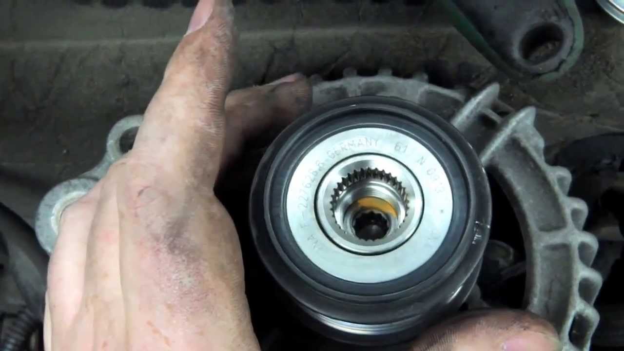 Výměna volnoběžky Alternátoru Sharan 1.9 TDI 85 kW