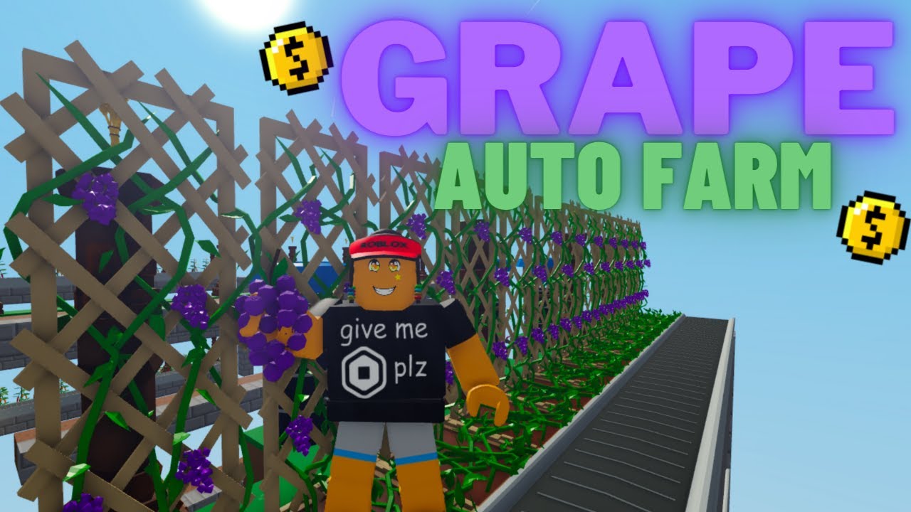 *NEW* OP Auto Grape Farm in Roblox Islands! Get Economy XP and Coins Fast!