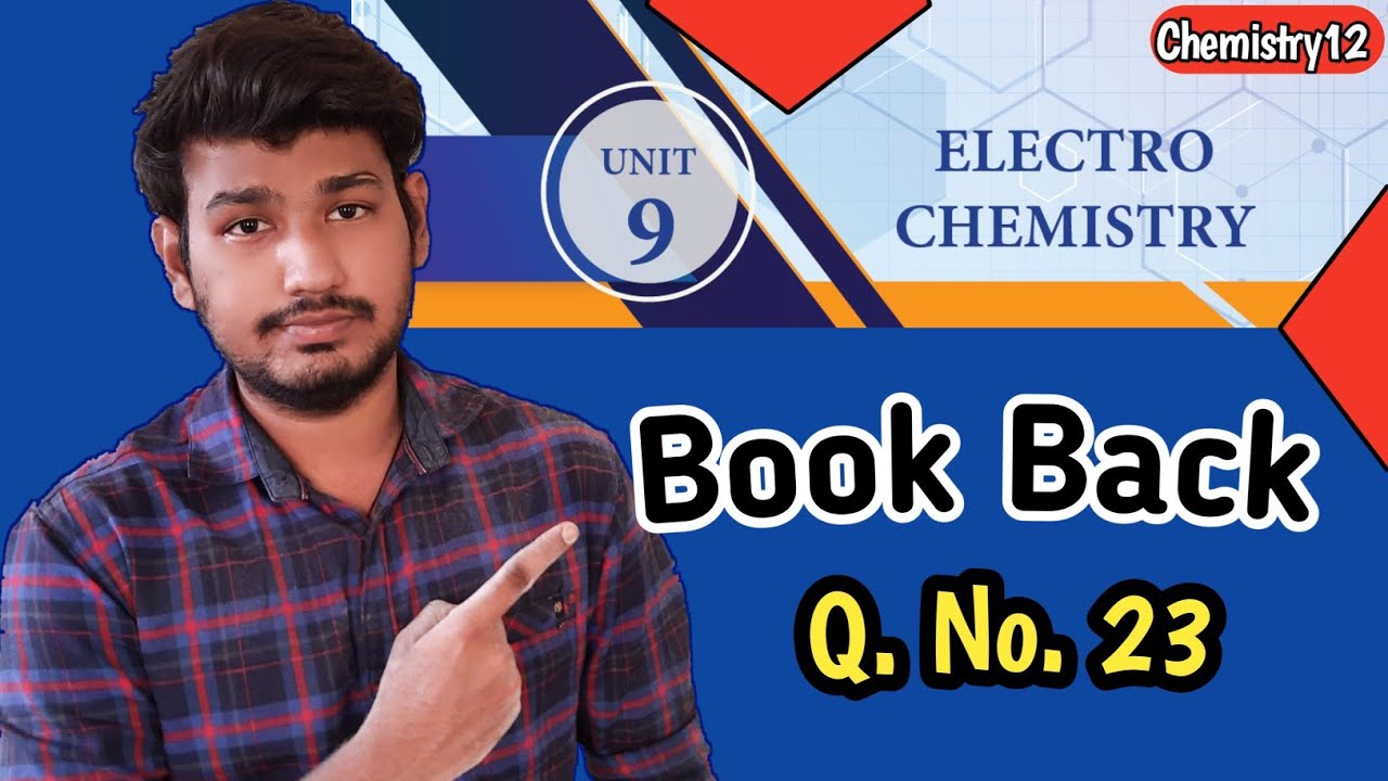 Q.No.23 |Unit-9 |Chemistry 12 |Electro Chemistry |SaravananTK |Ed Chemistry