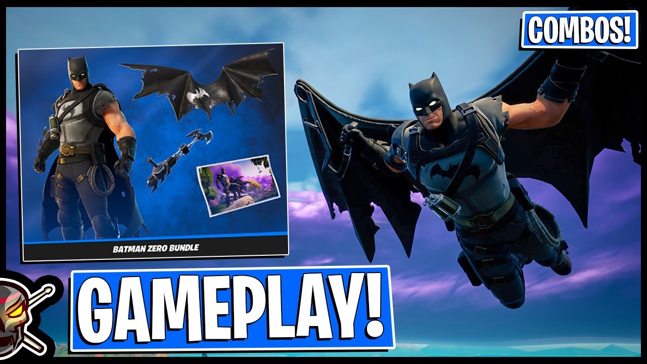 НАБОР BATMAN ZERO | Геймплей + комбо! Перед покупкой (Fortnite Battle Royale)
