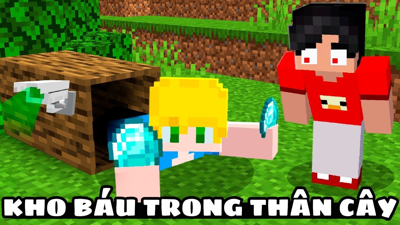 Tôi Đột Nhập Biệt Thự Mod Nhà Giàu Và Phát Hiện KHO BÁU Bí Mật Trong Thân Cây Trong Minecraft!