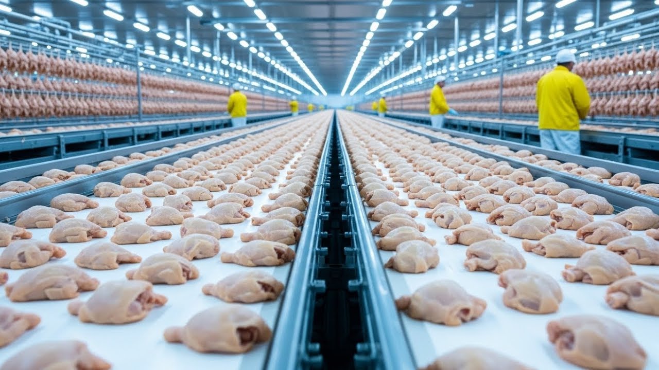 Inside the KFC Chicken Factory – (Full Process) How Million-Dollar Food Is Made