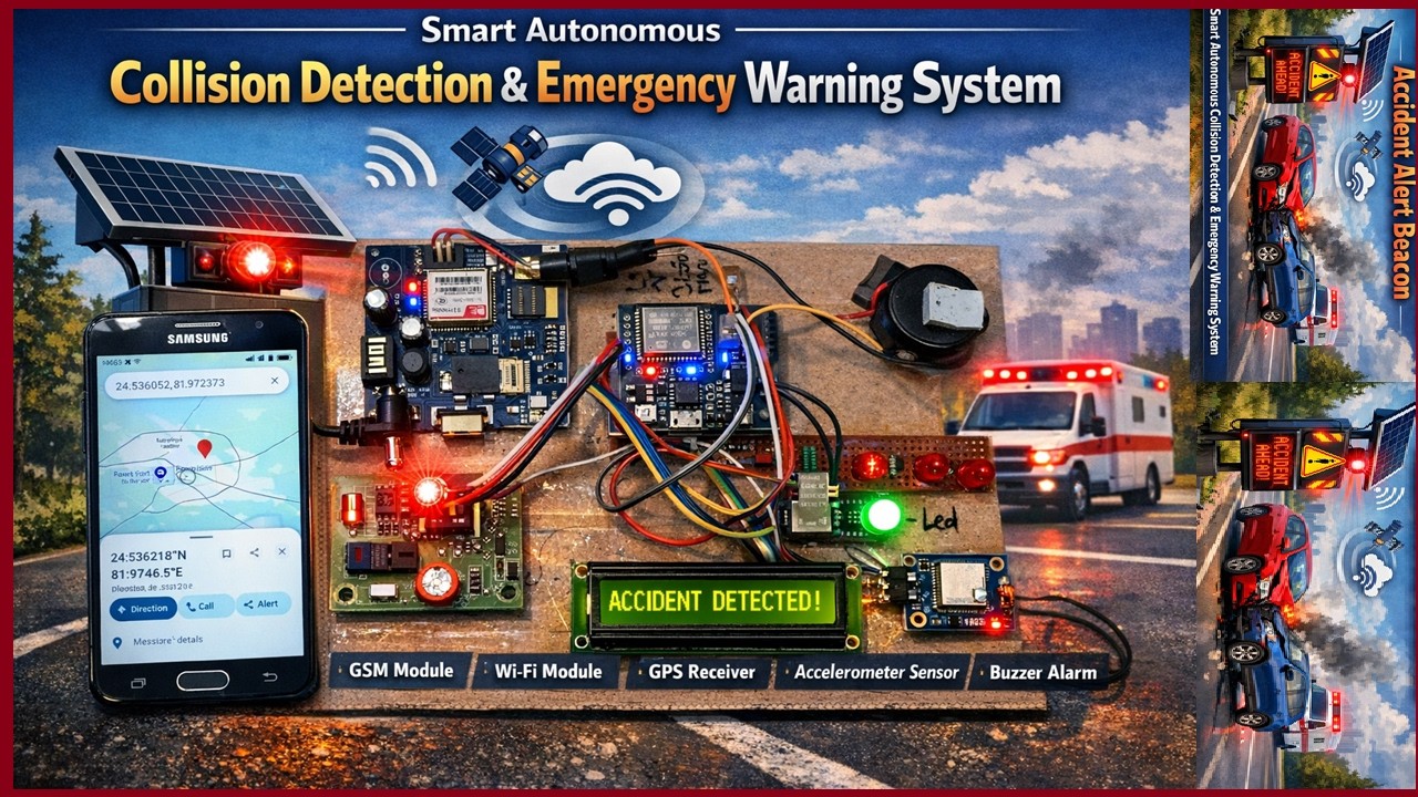 Design and Development of a Self-Powered Solar IoT Roadside Accident Alert Beacon