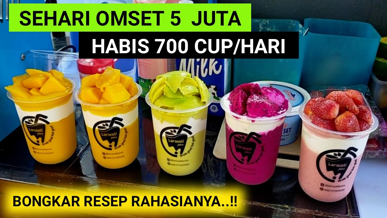 CUMA JUALAN JUS TAPI OMSETNYA NGALAHIN GAJI DPR..!!! 700 CUP LUDES/HARI DAN OMSET 150 JUTA/BLN