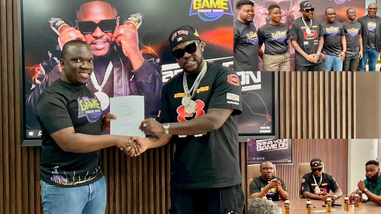 Medikal signed over a million cedis contract as The game energy drink Ambassador 