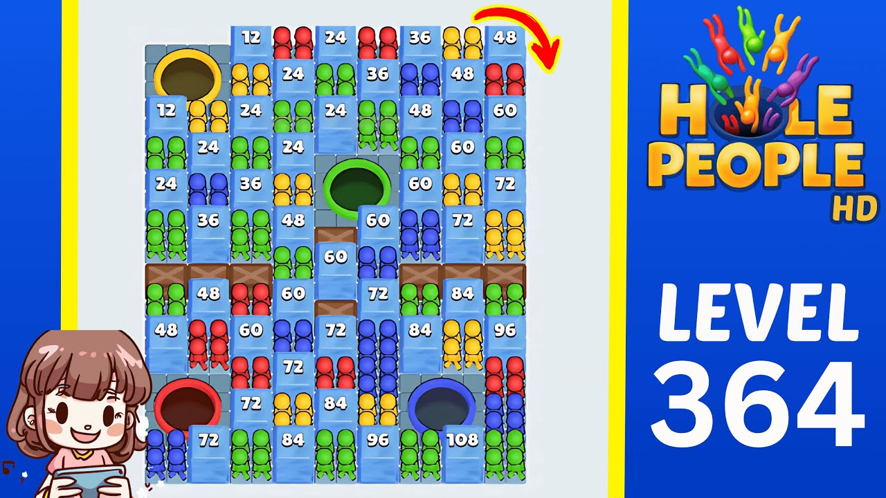 Hole People Level 364 Solution Walkthrough