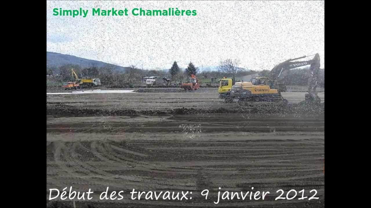 Construction du magasin Simply Market des Martres de Veyre
