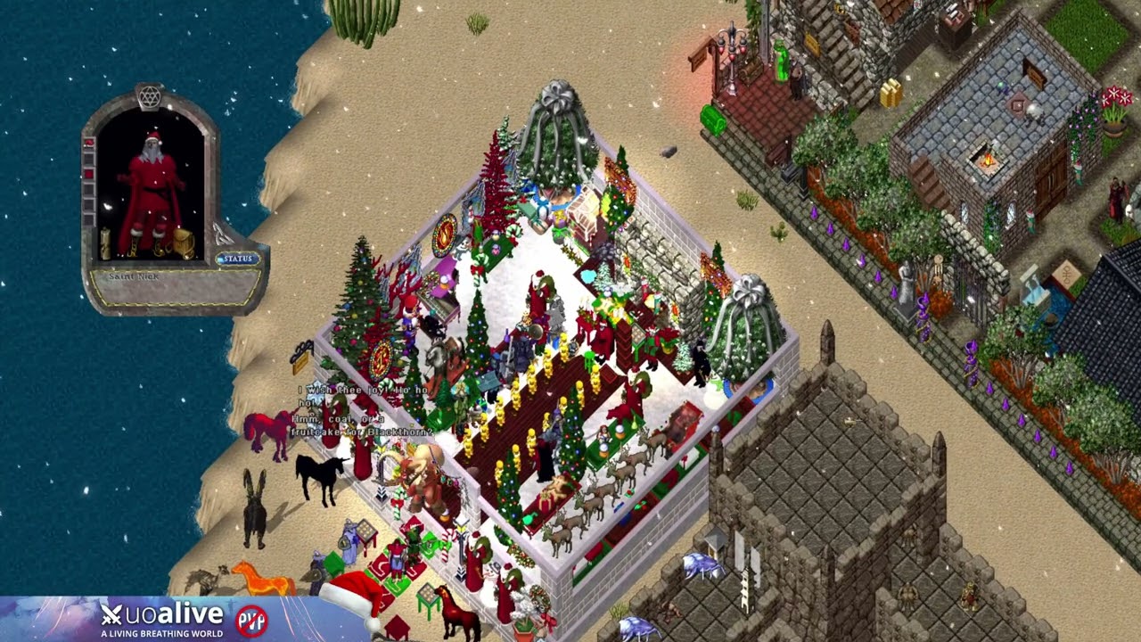 UOAlive -  Player Run Event: Sit on Santa's Lap! - Ultima Online