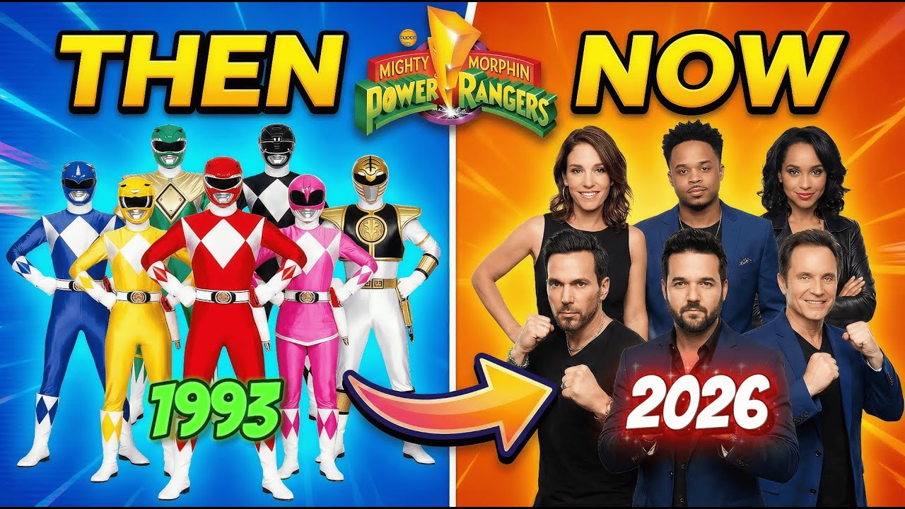 MIGHTY MORPHIN POWER RANGERS (1993) - CAST THEN AND NOW (2026)