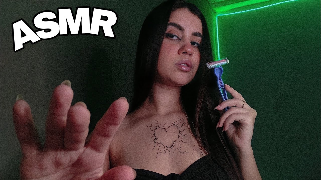 ASMR TALARICAGEM - MELHOR AMIGA DA SUA NAMORADA FAZENDO SUA BARBA