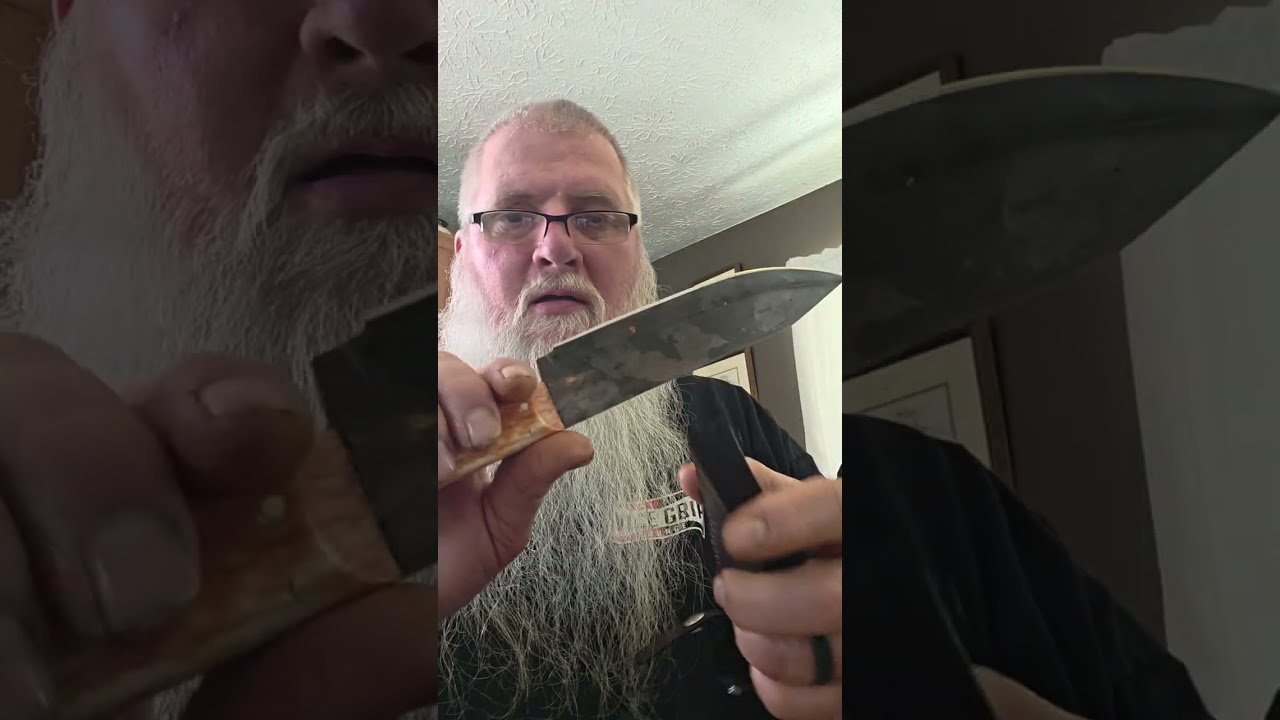 Chainsaw chain canister damascus finished