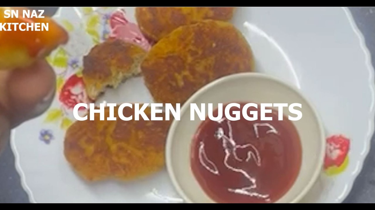 Chicken Nuggets Recipe | Crispy Chicken Nuggets Homemade | Kids Favorite Snack | SN NAZ Kitchen