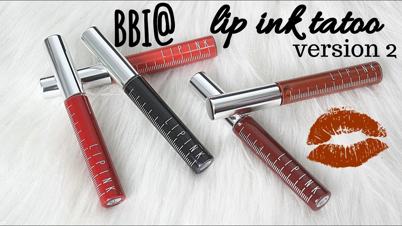 BIYW Review Chapter: #90 BBIA LIP INK TATOO VERSION 2 SWATCH & REVIEW