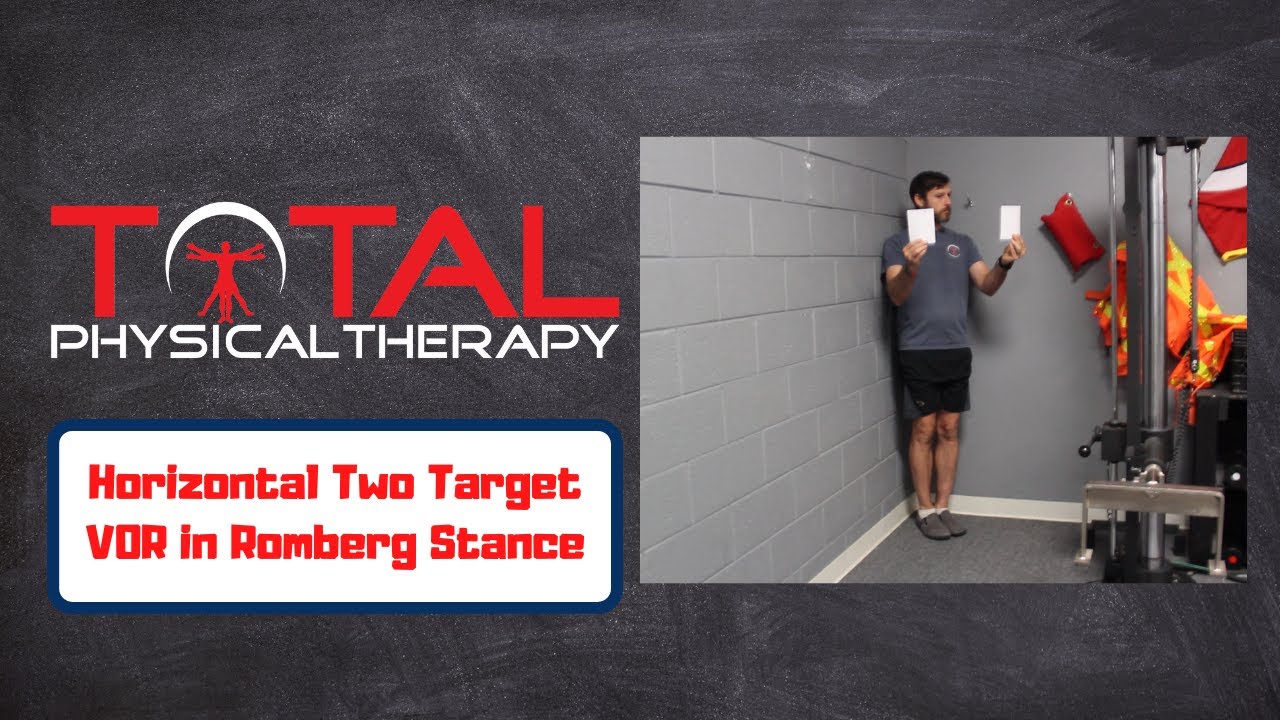 Horizontal Two Target VOR in Romberg Stance