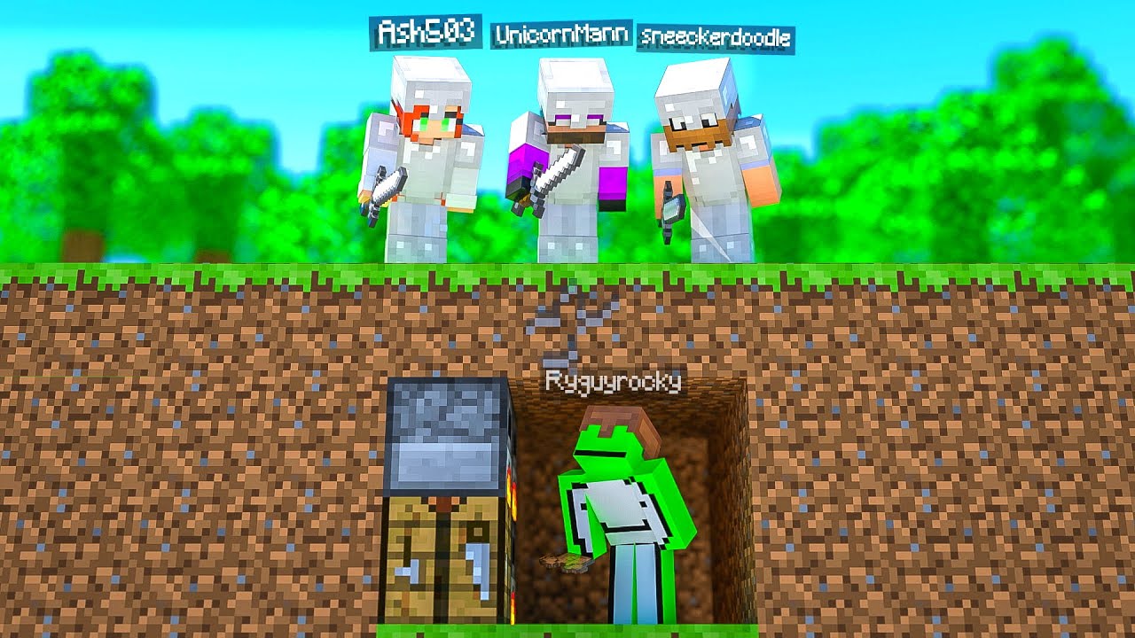 Minecraft Manhunt, but I use Dream's "Cheats"...