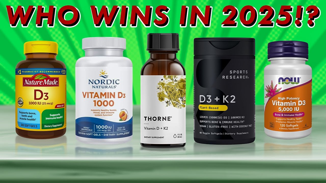 Top 5 Best Vitamin D Supplements 2025 [Guess Who Wins!?]