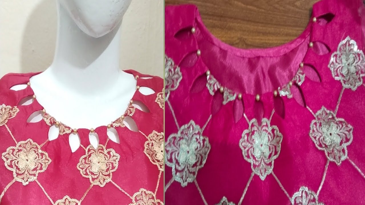 New fancy shirt neck design cutting and stitching Eid special 