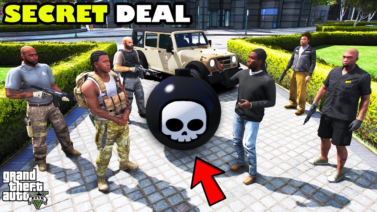Franklin Made TOP SECRET DEAL With Gangsters In GTA 5 | SHINICHAN and CHOP