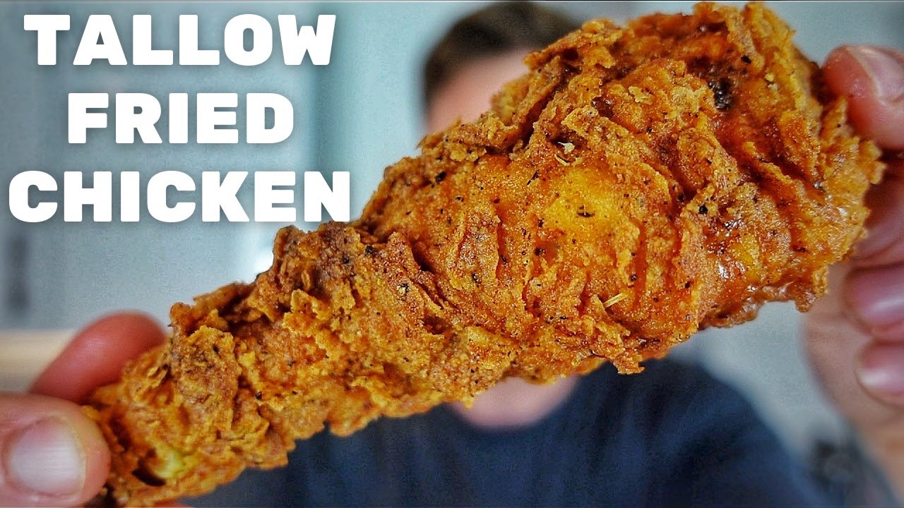 Tallow Fried Chicken | Extra Crispy Fried Chicken Cooked In Beef Tallow!