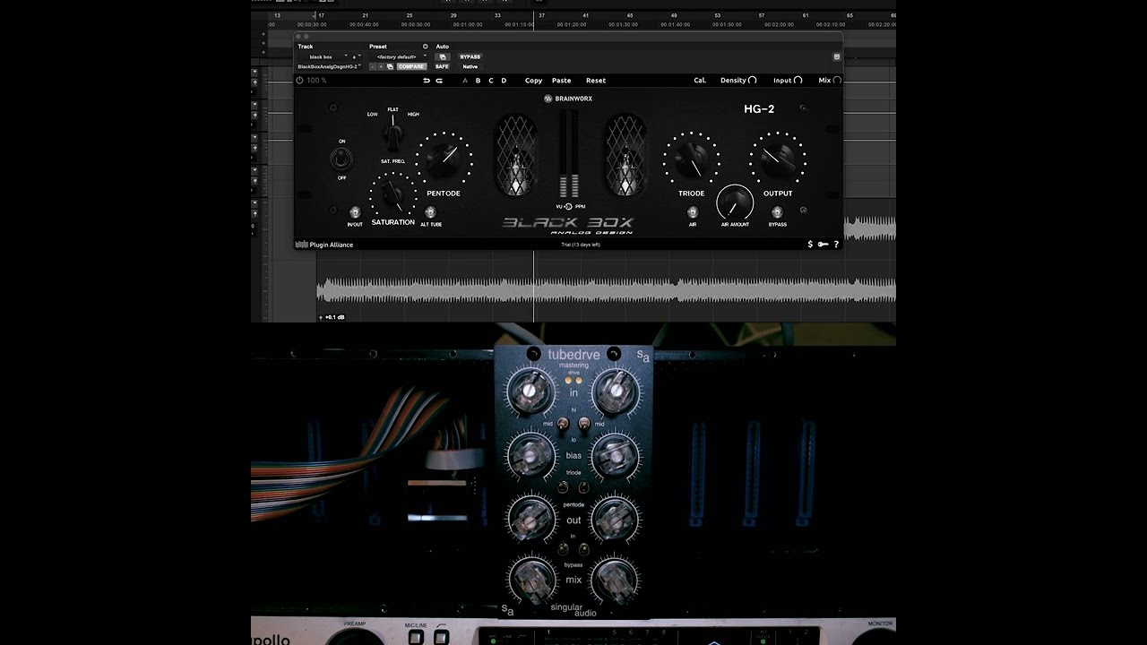 Tubedrve vs. Black Box HG-2