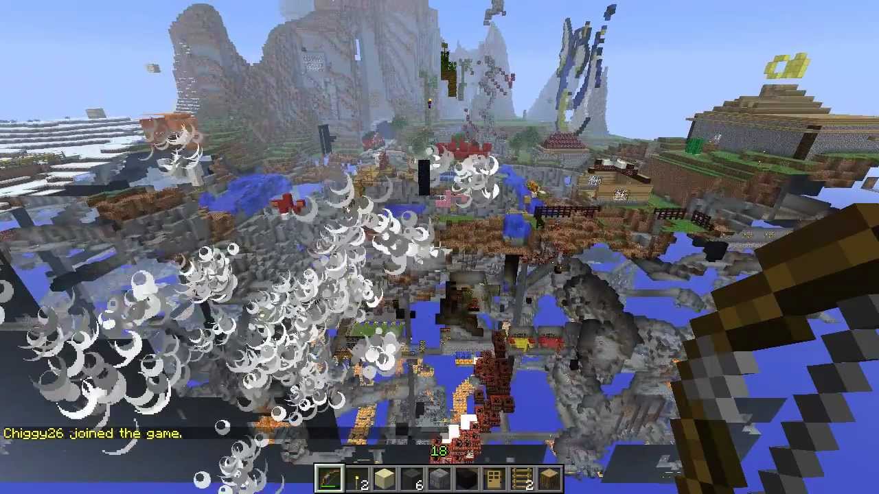 Minecraft Server Fun: TheAzureCrow + TNT = This (Part 1)