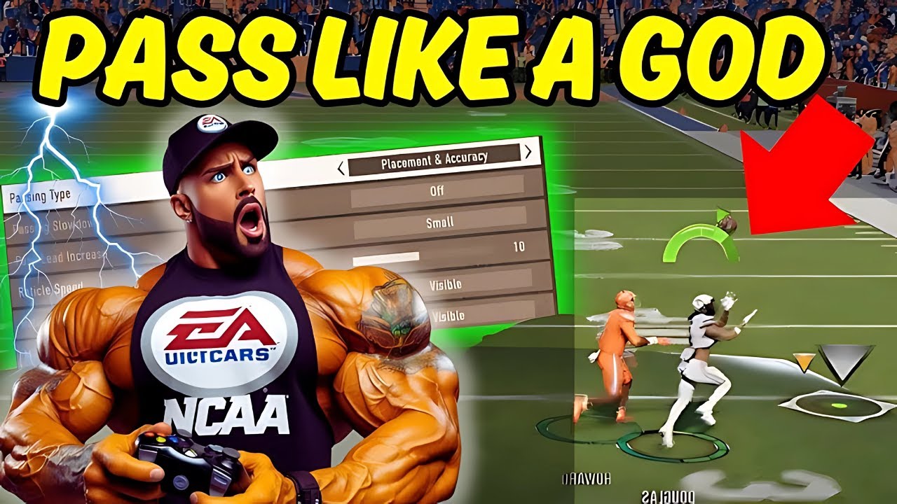 🚨How to Pass in College Football 26! (Best Passing Settings Updated!)