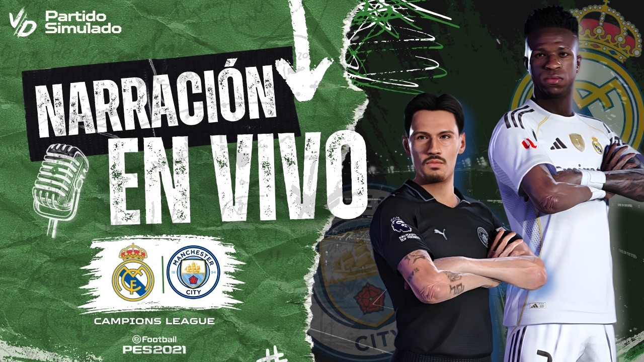 ✅ REAL MADRID VS MANCHESTER CITY EN VIVO / CHAMPIONS LEAGUE - OCTAVOS DE FINAL