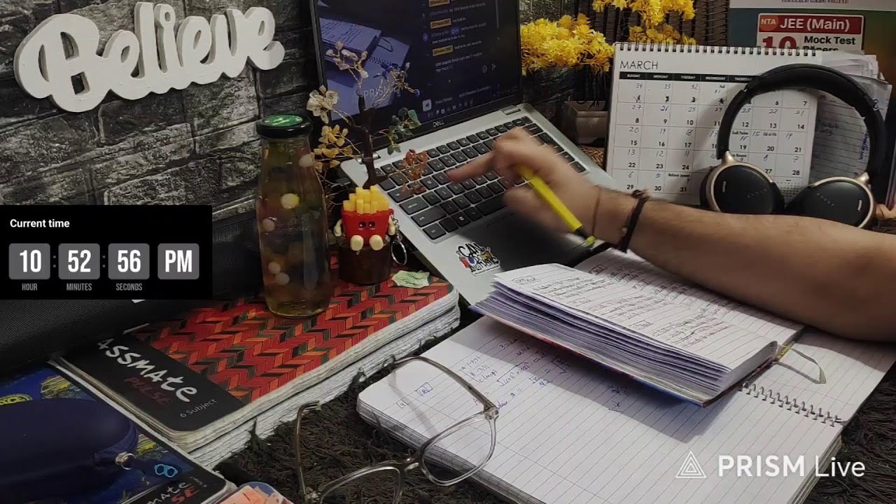 🔥 Live Study Session | Productive Study Stream | JEE Aspirant Daily Grind 💪