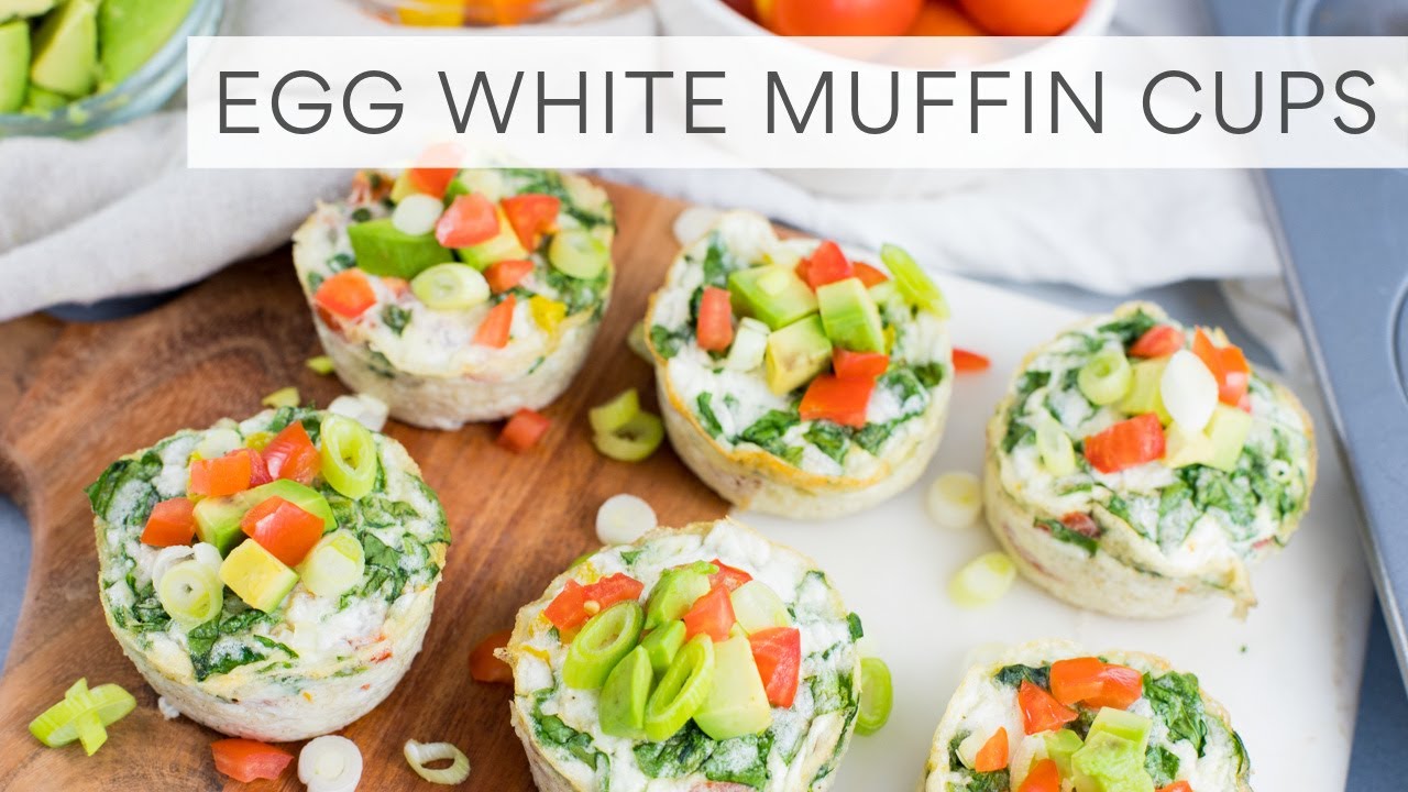EGG WHITE MUFFINS | Easy Breakfast Meal Prep
