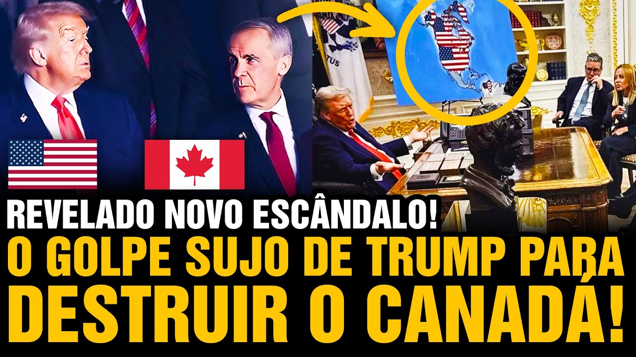 O GOLPE mais sujo, covarde e desonesto de TRUMP para DESTRUIR o CANADÁ! 😱 🇺🇸 🇨🇦
