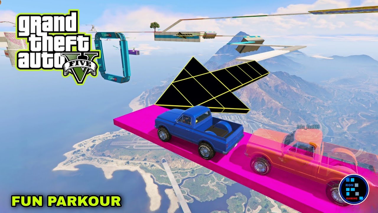 [Hindi] GTA V | Super Fun Parkour With Ron | RTX 4090 ULTRA SETTINGS