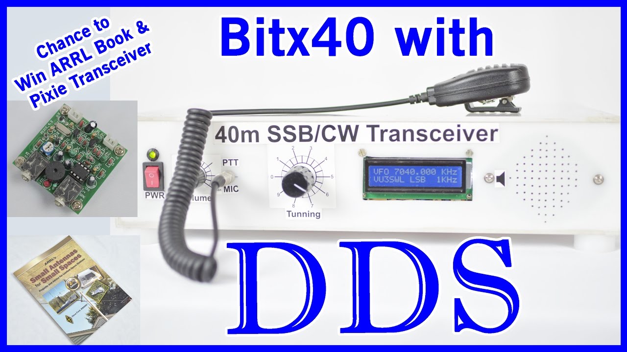 DIY How to add DDS to Bitx | Bitx40 | Ham Radio HF Transceiver