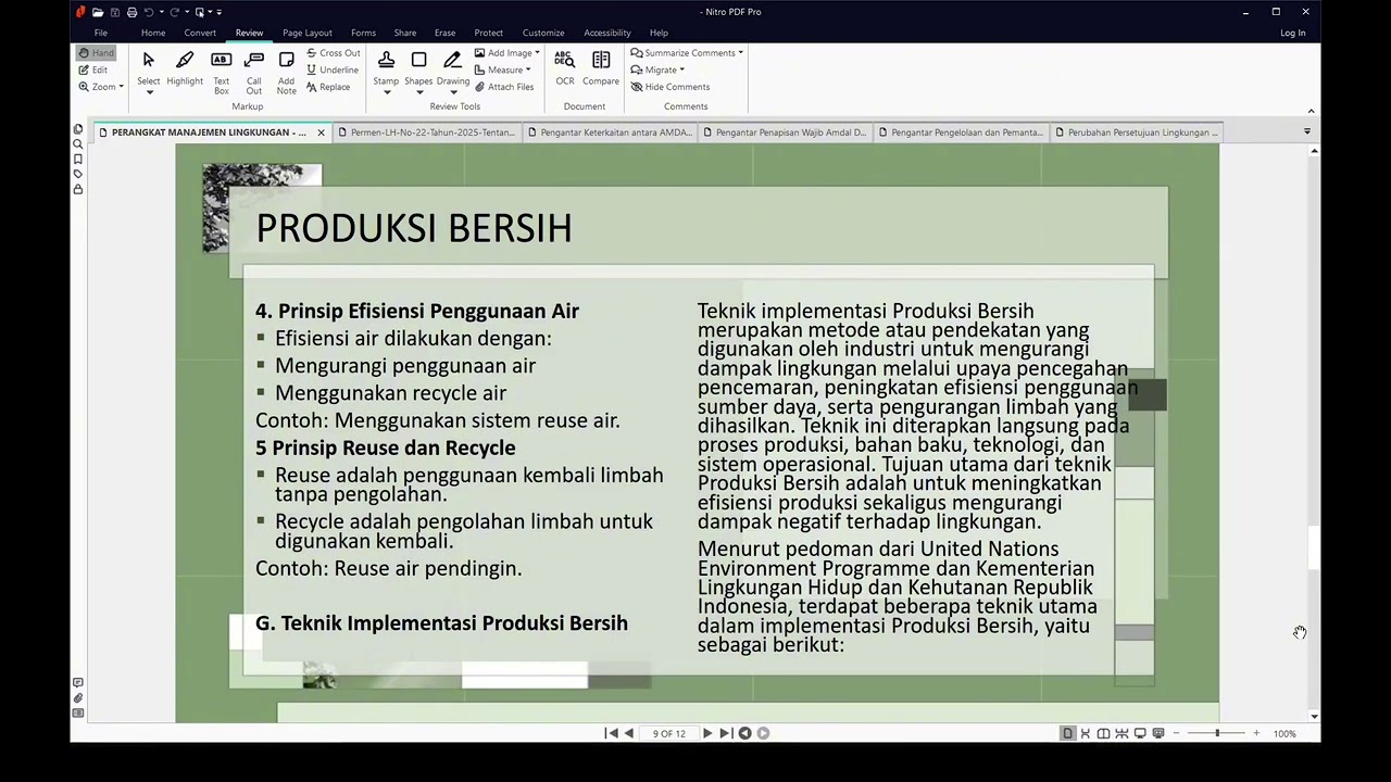 TUGAS 1 PERANGKAT MANAJEMEN LINGKUNGAN (LANJUTAN)