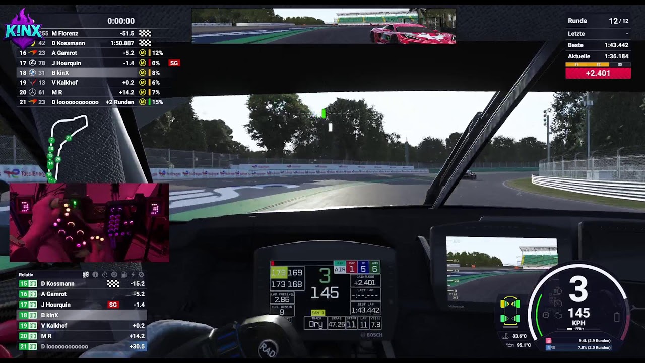 LIVE 🔴 Le Mans Ultimate - LFM GT3 Monza DAILY RACE
