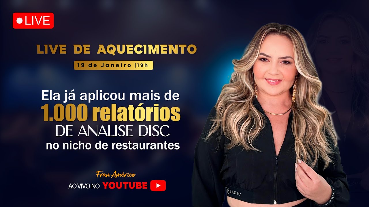 Ela já aplicou mais de 1.000 relatórios de Análise DISC no nicho de restaurantes